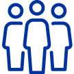 clinica internacional icono pilares equipo azul